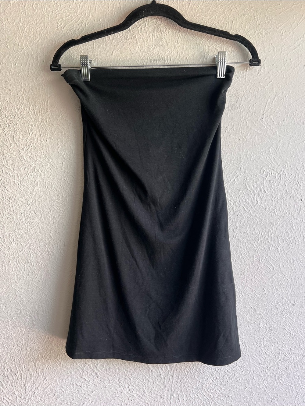 Wilfred Classic Black Strapless Tube Dress small